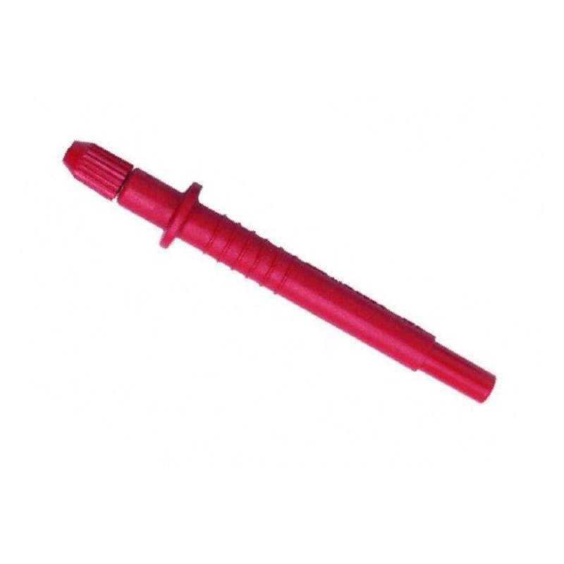 Modular Style Red Nylon Plating Probe Used with Plating Anodes