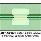 Flextac Wire Dots, 10mm Square, 210 per Pack redirect to product page