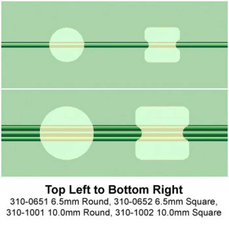Flextac Wire Dots, Variety Pack, 370 per Pack