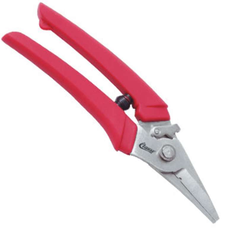 Shears, Wire Cutting, 7.25", Stainless Steel w/1 Serrated Blade and Cutting Notch