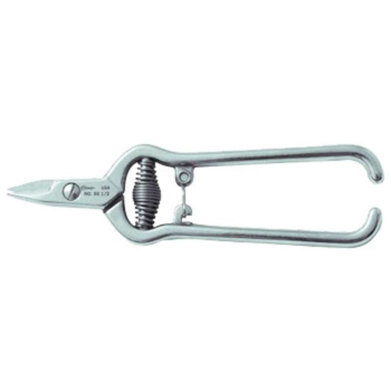 Shears, Electronic, 6-1/2"L Kevlar Wire Cutting with One Serrated Blade