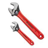 Adjustable Wrench 2 Pc. Set, Black Oxide Finish, Cushioned Handle, 6 & 10" redirect to product page