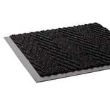 Carpet Chevron MAT, 2'x3', Charcoal, 1/Case redirect to product page