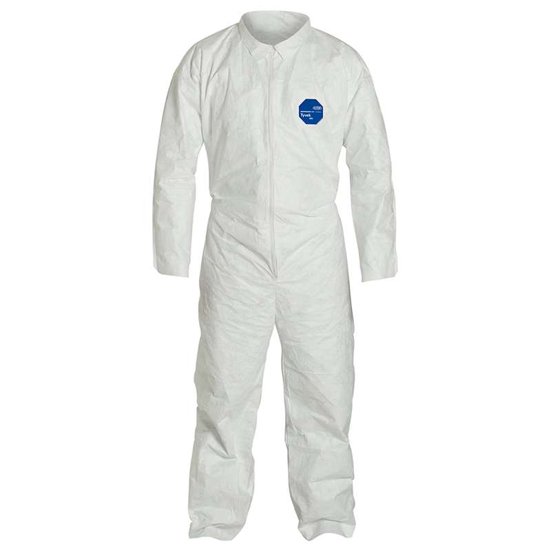 TY120S Series Coverall with Zipper Front, White, 2X, 25 per Case