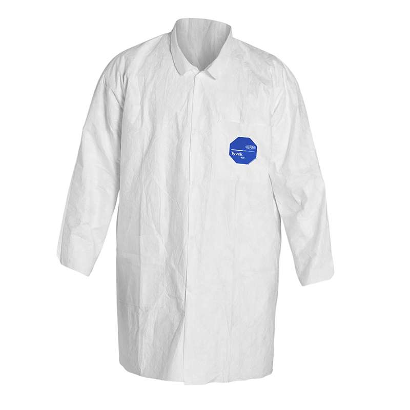 TY212S Series Lab Coat with Snap Front, Two Pockets and Open Cuffs, Small, 30 per Case