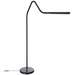 Electra Floor Lamp, Slim, Anti-Glare Shade, 95 CRI, LED Light, Satin Black