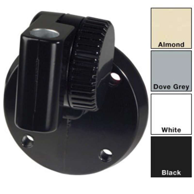 Universal Adjustable Mount for Dazor Pivot Post Models, Black