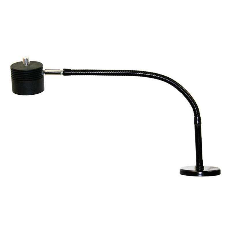 EcoFlex Dimmable LED Bench Light with Magnetic Base, 17" Flexible Arm Reach, Black