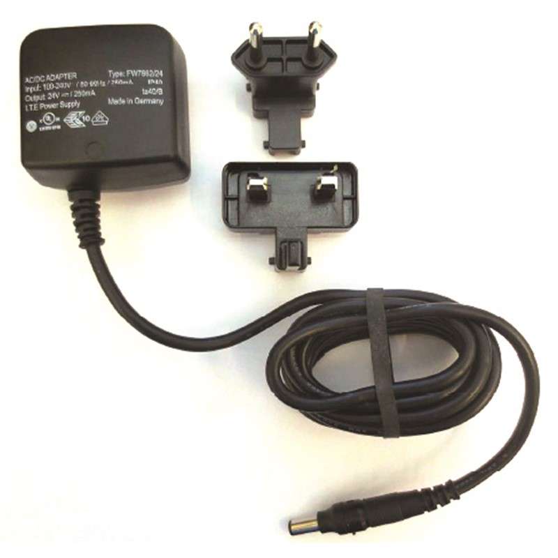 EU / UK Power Supply for Wrist Strap Monitor 724, 100-240 VAC, WEEE Compliant