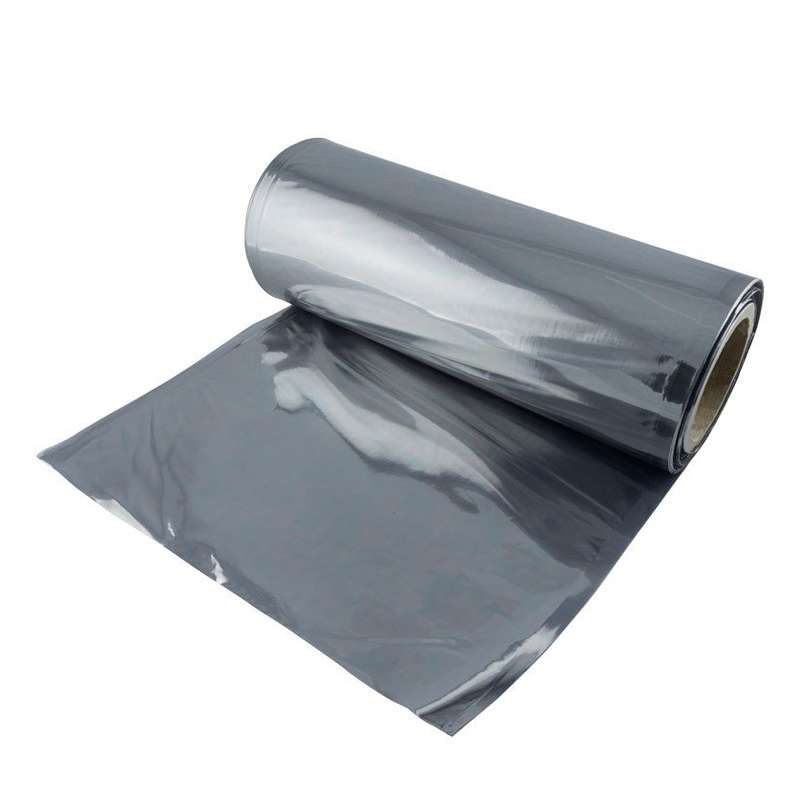 reflextive material partially unrolled