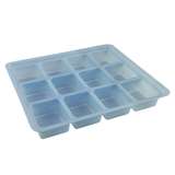 light blue kitting tray with twelve pockets redirect to product page
