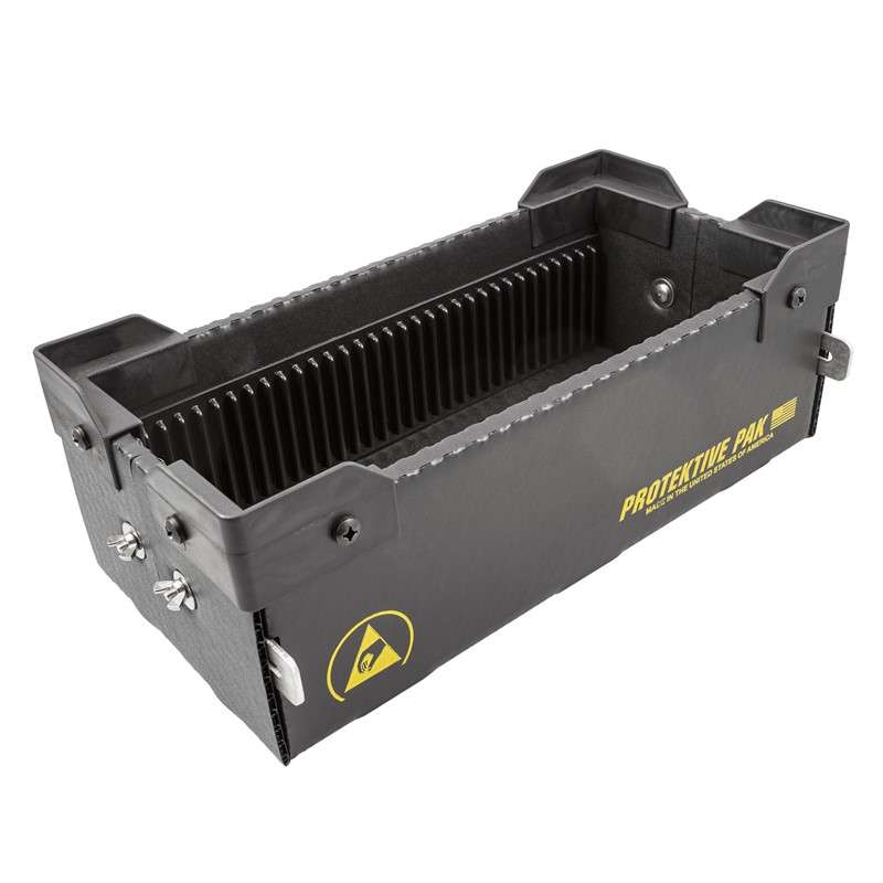 Protektive Pak 39415 Adjustable Stacking Tray, Endura-Tek, 14" x 11" x 4-1/2"