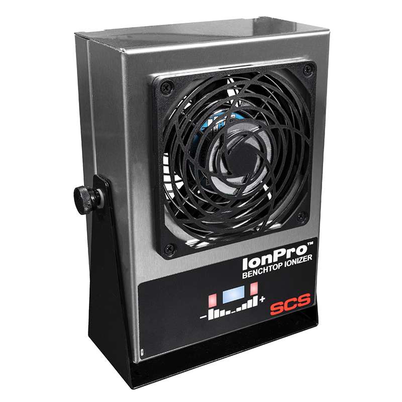 SCS 770140 Benchtop Ionizer, Ion Pro, Two Speed Fan, NIST Calibrated, 120 VAC