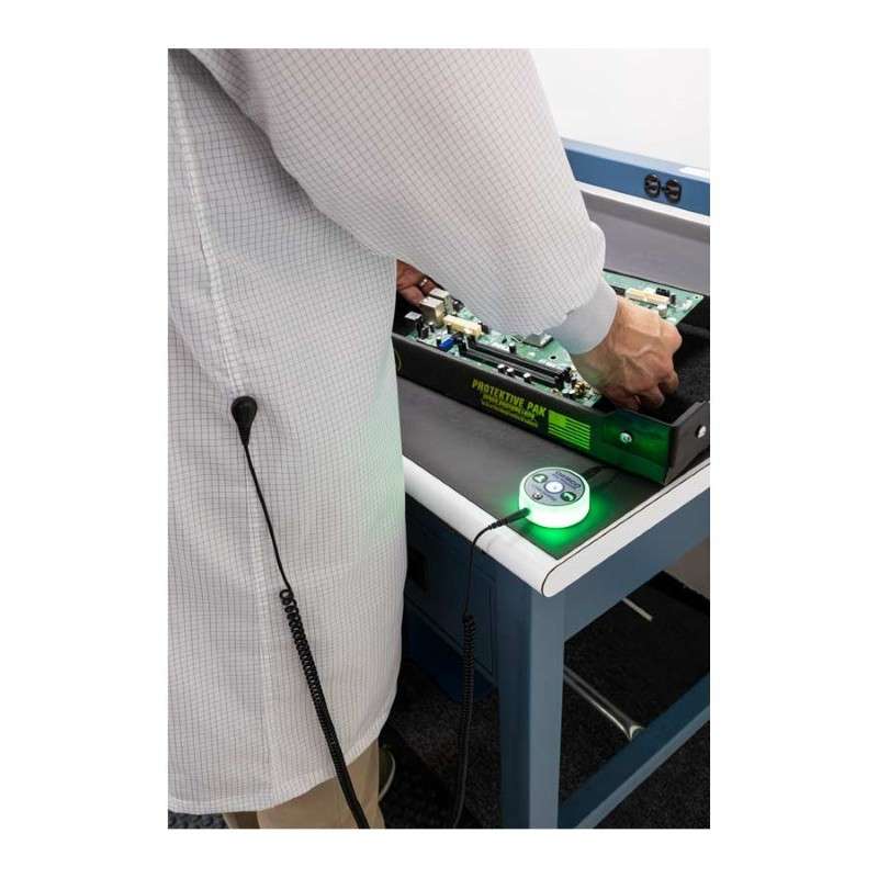 Cleanroom Frock, Single-Wire Ad Fabric Mod. LLC23 , Large