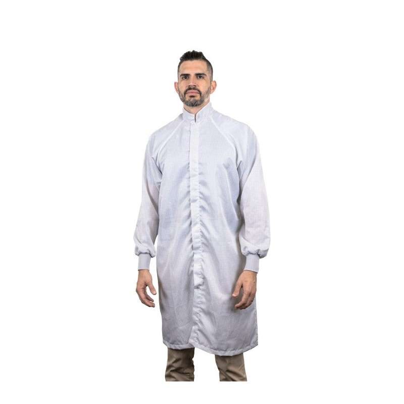 Cleanroom Frock, Single-Wire Ad Fabric Mod. LLC23 , XLarge