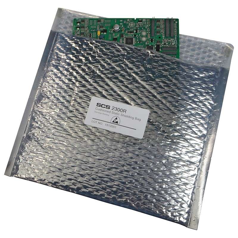 2300R Series Cushioned Static Shield Bag, 8in x 11in, 50 Bags/Package