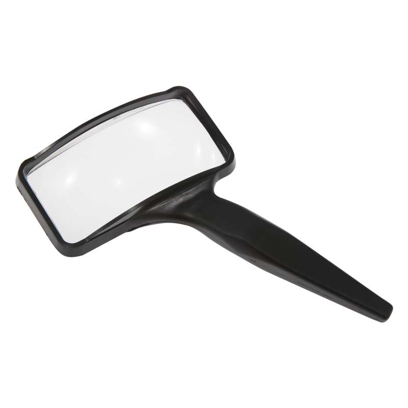 Rectangular 3X Handheld Magnifier with 2" x 4" Aspheric Lens