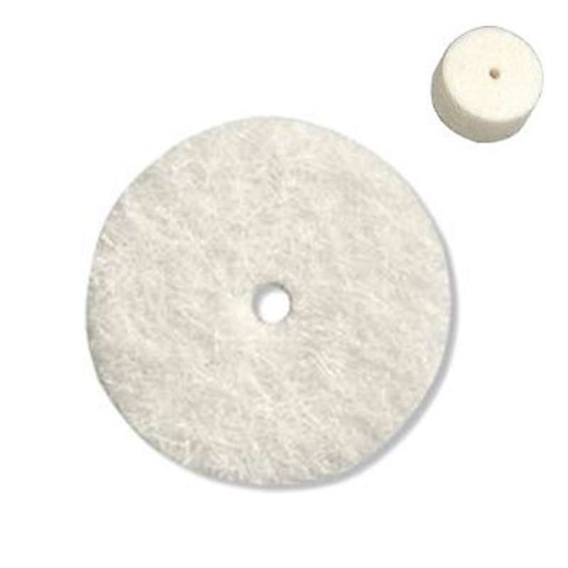 Felt Polishing Wheel, 1/2" Diameter