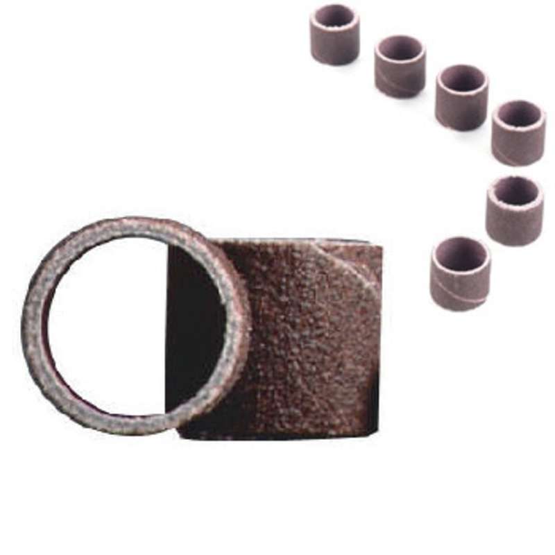 120-Grit 1/2" Sanding Bands, 6 per Pack