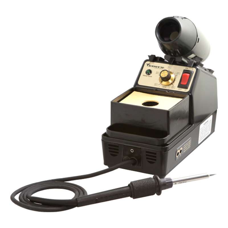 LONER® ESD-Safe Temperature Controlled Single Iron Soldering Station, 120 Volt 95 Watt