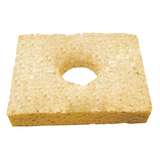 Soldering Tip Cleaning Sponge with Center Hole, 3-1/4 x 2-1/2" redirect to product page