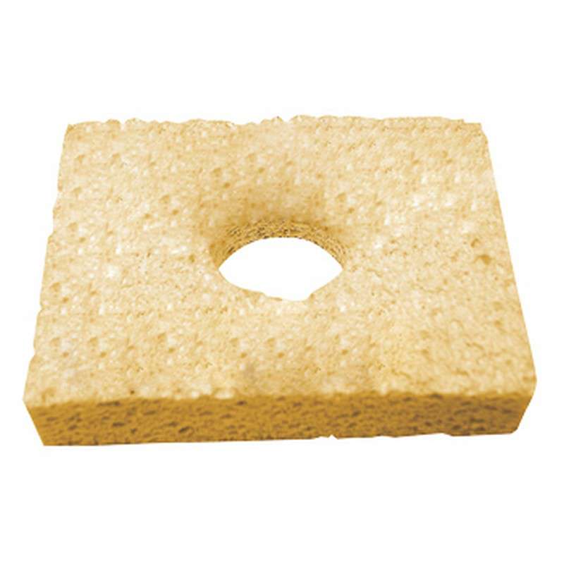 Soldering Tip Cleaning Sponge with Center Hole, 3-1/4 x 2-1/2"