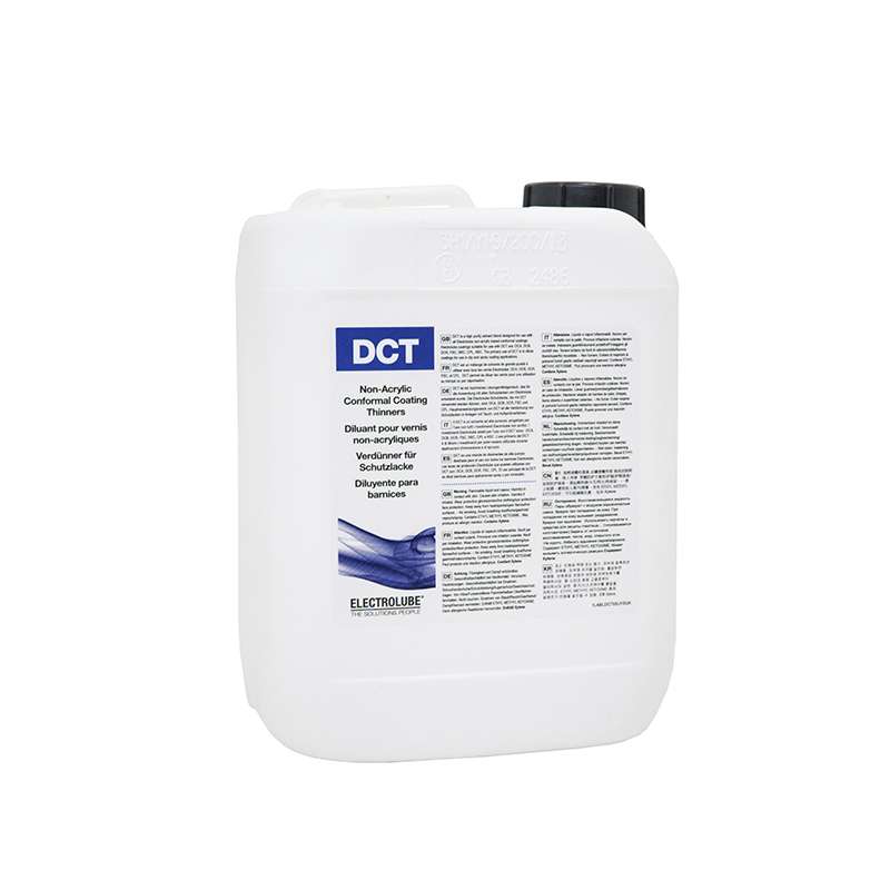DCTO5L Conformal Coating Thinners, Solvent, Non-Acrylic, DCT, Non Acrylic 5 Liter Can