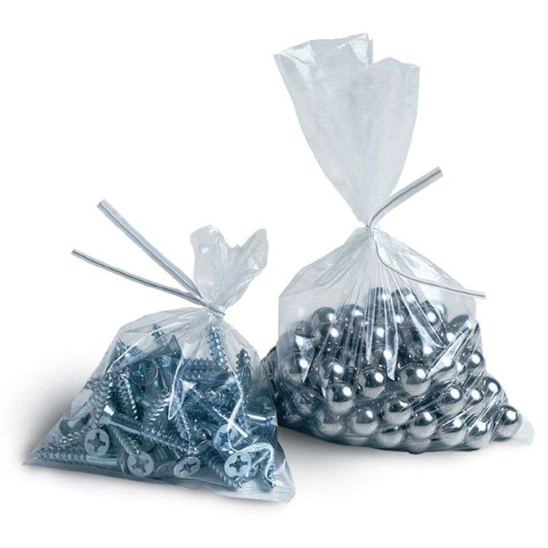 Low Density Polyethylene, Flat Bag, Clear, 2 Mil, 6 x 18. 1000 per Case