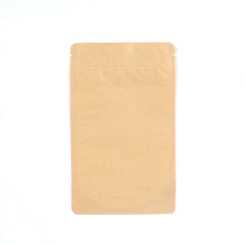 COMPOSTA™ Zipper StandUp 8 Oz Pouch, 4 Mil 6 x 8.2" with 3"Bg, 500 per Case