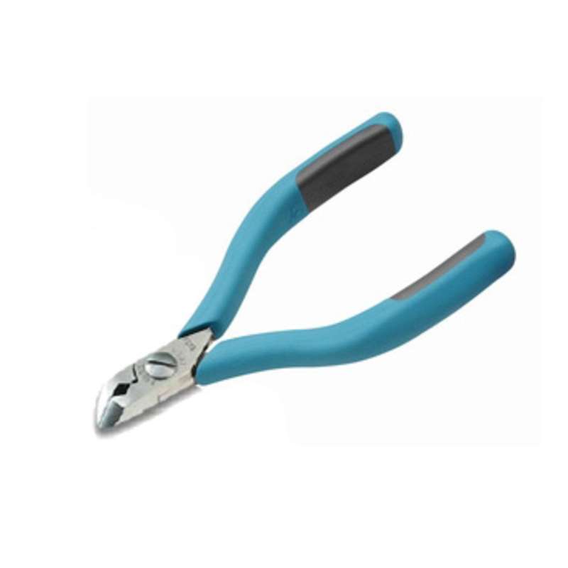 ESD-Safe Ergonomic Oblique Nipper Full Flush Cutter, 16 AWG Copper, 5