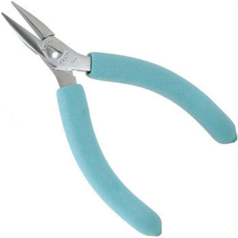 ESD-Safe Chain Nose Plier with Smooth Jaws and Cushion Grip, 4-3/4"