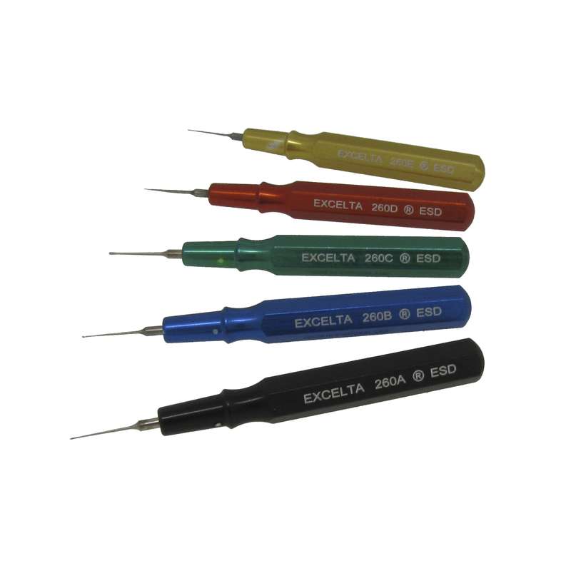 Spatula Kit - Mini - Three Star 2 1/2" Metal Handle - ESD Safe