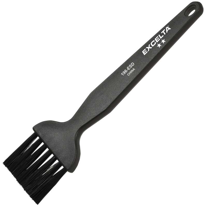 Brushes Anti-Static Straight, 1.5in x .13in Plastic Handle