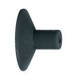Vacuum Cup - Three Star Black Buna-n Static Safe 1/2" redirect to product page