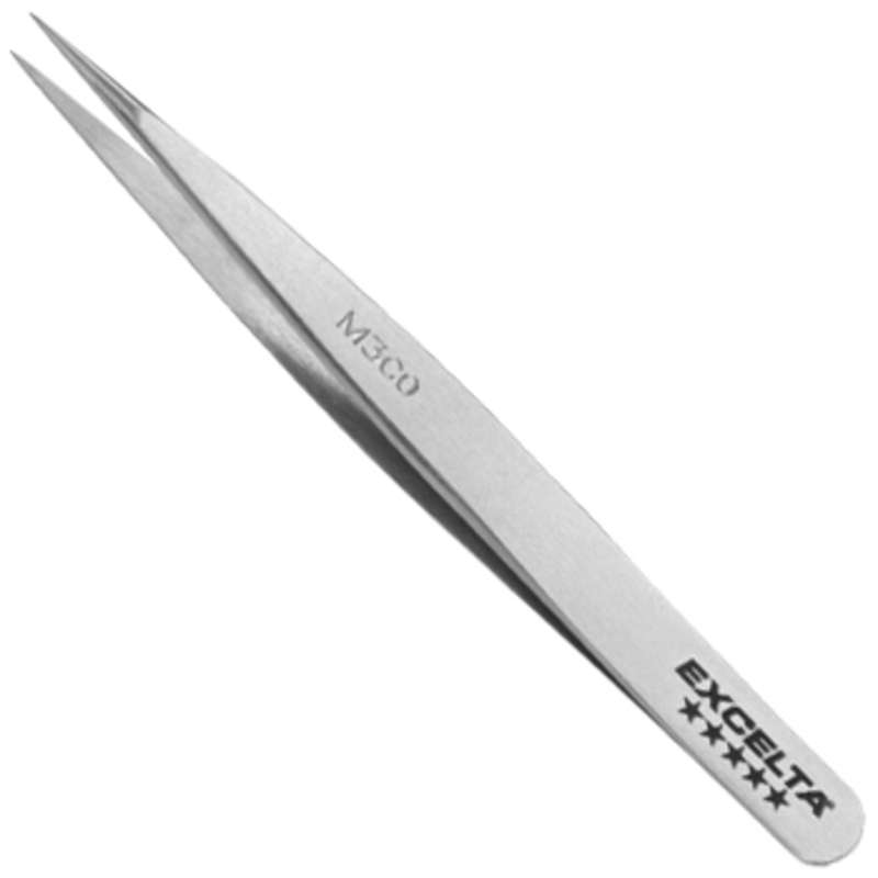 Tweezers, Mini Straight Very Fine Point, Cobalt Alloy