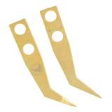 High Precision Bent Tweezer Tips for the TM-500 IntelliTweeze® TweezerMeter™, 1 Pair redirect to product page