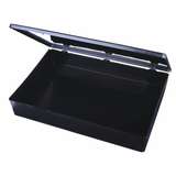 Hinged Conductive Plastic Box 12-3/4 x 8-1/2 x 2-1/8 redirect to product page
