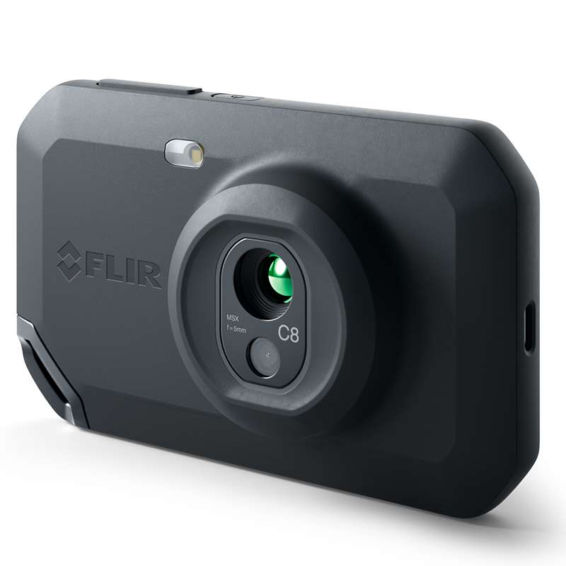 C8 Compact Thermal Imaging Camera with Flir Ignite Enabled, 320x240 MSX Enhancement, 9Hz