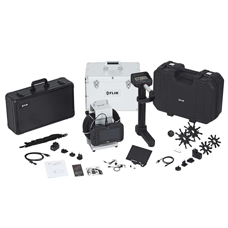 Videoscope Kit with 30mm x 30m Plumbing Spool and 512 Hz Pipe Locator