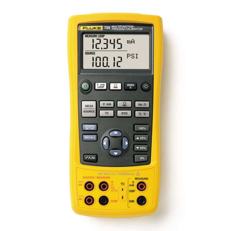 Multifunction Process Calibrator, Temperature, Pressure, Resistance and Frequency