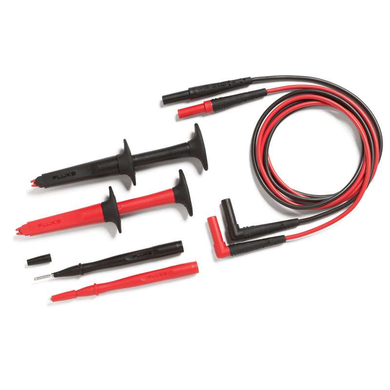 SureGrip® Industrial Test Lead Set with Slim-Reach® Flat Bladed Test Probes