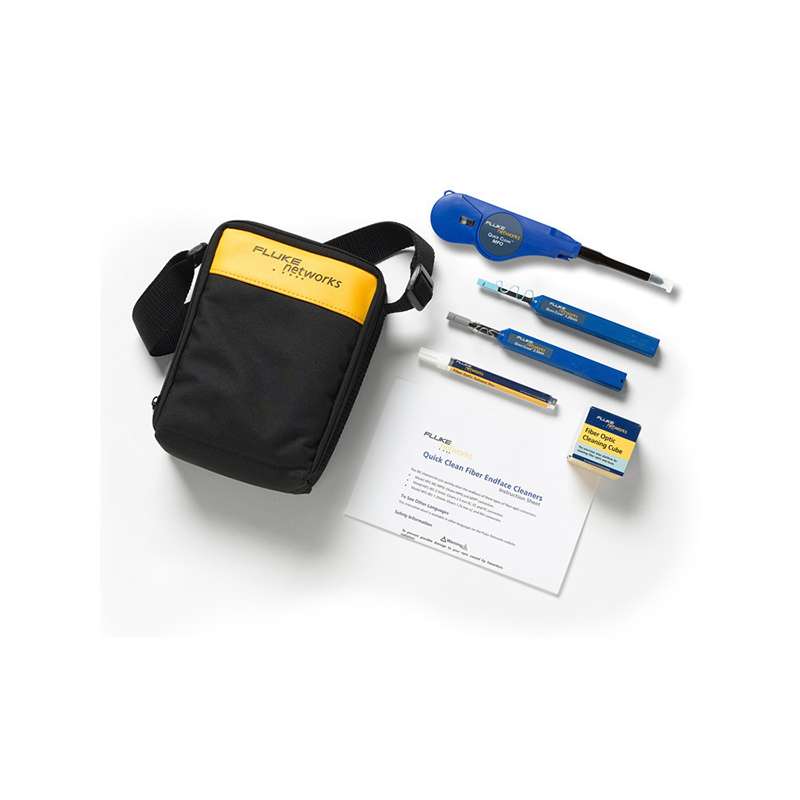 Enhanced Fiber Optic Cleaning Kit with One-Click Cleaners