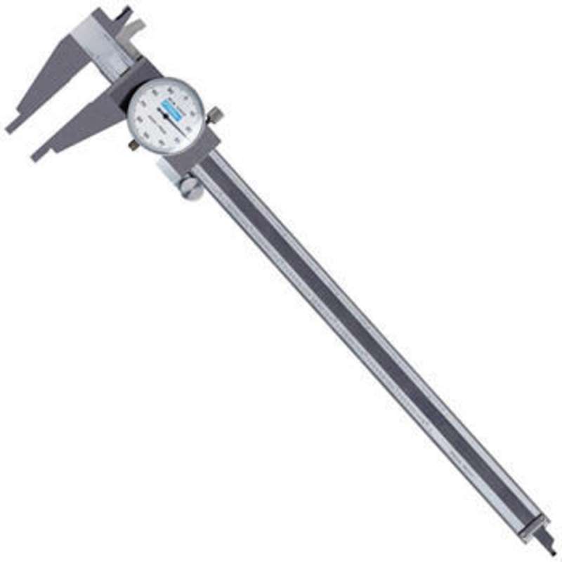 Heavy Duty Stainless Steel Dial Caliper with 4-Way Measuring and 0-12" Range