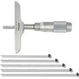 Economy Depth Micrometer with 0-4" Range and 2.5" Base redirect to product page