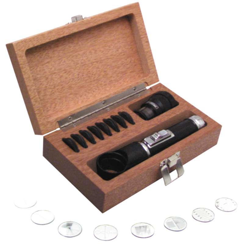 10X Pocket Optical Comparator Set with Illuminator