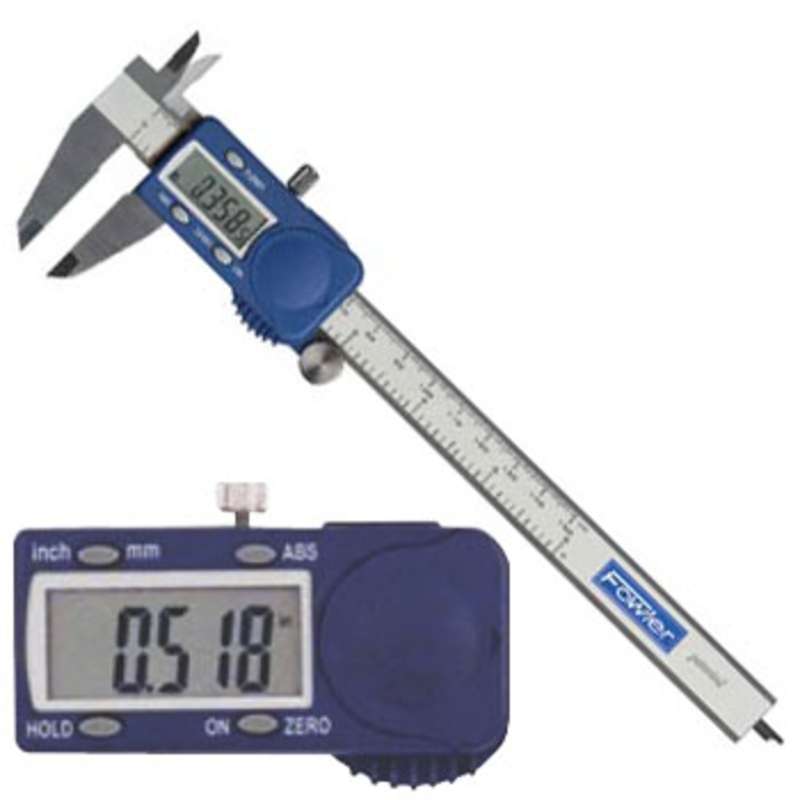 Xtra-Value Cal® Electronic Caliper with 4-Way Measuring, Super Large Display and 0-6" Range