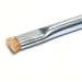 ESD-Safe Double-Ended Brush with 3/16" and 1/4" Horse Hair Bristles, 4-1/2" Zinc Plated Steel Handle