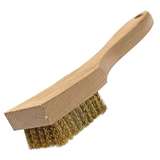 Scratch Brush, Toothbrush, Brass/Wood, Trim: 5/8", redirect to product page