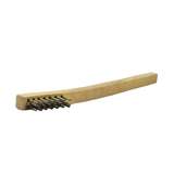 Scratch Brush, 3x7 Row, 0.006" Dia, SS Bristle, Plywood Handle redirect to product page