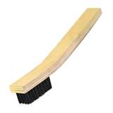 Scratch Brush, Nylon, Plywood Handle, 4x9 Row, 0.018" Diameter redirect to product page